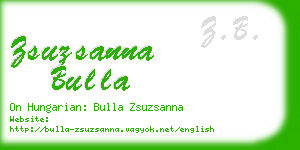 zsuzsanna bulla business card